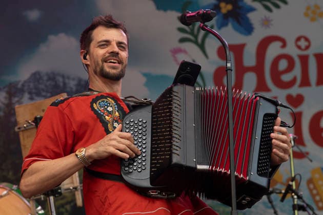 June 27, 2026, Klosters Serneus, Bündelti School, Gatschiefer Openair, Heimatliebi Klosters Serneus Bündelti School, Graubünden, Switzerland  Copyright: xJustPictures.ch AlexanderxRaemyx