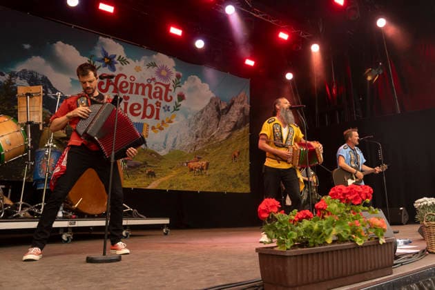 June 27, 2026, Klosters Serneus, Bündelti School, Gatschiefer Open Air, Heimatliebi Klosters Serneus Bündelti School, Graubünden, Switzerland Copyright: xJustPictures.ch AlexanderxRaemyx jp-de-AlRa-DSC04299