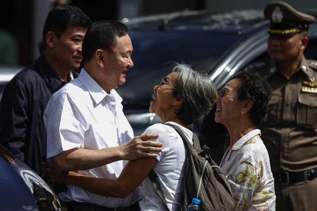 June 28, 2026, Bangkok, Bangkok, Thailand: Former Thai Prime Minister Thaksin Shinawatra voted in the Bangkok governor s election for the first time in 20 years after spending years in self-imposed exile, during which he was unable to return to Thailand, in Bangkok on June 28, 2026. Bangkok Thailand  - ZUMAp219 20260628_zip_p219_002 Copyright: xNattaphonxPhanphongsanonx