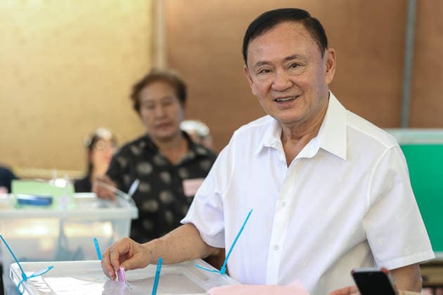 June 28, 2026, Bangkok, Bangkok, Thailand: Former Thai Prime Minister Thaksin Shinawatra voted in the Bangkok governor s election for the first time in 20 years after spending years in self-imposed exile, during which he was unable to return to Thailand, in Bangkok on June 28, 2026. Bangkok Thailand  - ZUMAp219 20260628_zip_p219_009 Copyright: xNattaphonxPhanphongsanonx