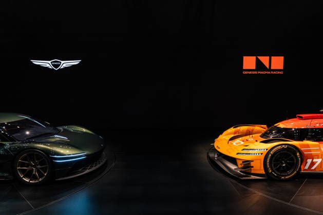 June 27, 2026, Busan, South Korea: The GMR (Genesis Magma Racing)-001 hyper car design model and Magma GT Concept seen exhibited during the Busan International Mobility Show 2026 (BIMOS 2026) at BEXCO. Busan International Mobility Show 2026 (BIMOS 2026) is happening from June 26 to July 5. Busan South Korea - ZUMAs197 20260627_aaa_s197_125 Copyright: xSimonxShinx