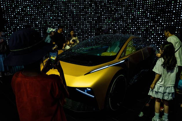 June 27, 2026, Busan, South Korea: A woman seen in front of KIA Vision Meta Turismo during Busan International Mobility Show 2026 (BIMOS 2026) at BEXCO. Busan International Mobility Show 2026 (BIMOS 2026) is happening from June 26 to July 5. Busan South Korea - ZUMAs197 20260627_aaa_s197_136 Copyright: xSimonxShinx