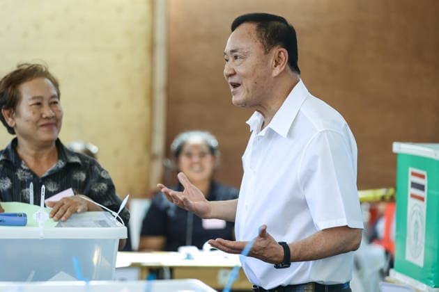 June 28, 2026, Bangkok, Bangkok, Thailand: Former Thai Prime Minister Thaksin Shinawatra voted in the Bangkok governor s election for the first time in 20 years after spending years in self-imposed exile, during which he was unable to return to Thailand, in Bangkok on June 28, 2026. Bangkok Thailand - ZUMAp219 20260628_zip_p219_010 Copyright: xNattaphonxPhanphongsanonx