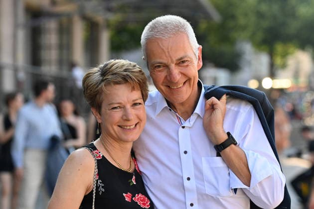 Irmgard Moeller und Michael Moeller. Eroeffnung 43.Filmfest Muenchen am 27.06.2026 Gasteig HP8. *** Irmgard Moeller and Michael Moeller: Opening of the 43rd Munich Film Festival on June 27, 2026, at Gasteig HP8