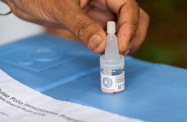 June 28, 2026: A vial of oral polio vaccine (OPV) during a immunization campaign, in Guwahati, India on 28 June 2026. - ZUMAt232 20260628_zip_t232_002 Copyright: xDavidxTalukdarx