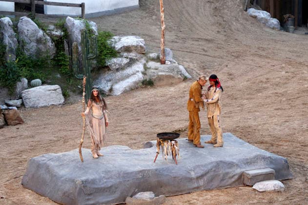Premiere von Im Tal des Todes bei den Karl-May-Spielen 2026 im Freilichttheater am Kalkberg. Bad Segeberg, 27.06.2026 *** Premiere of *In the Valley of Death* at the 2026 Karl May Festival at the Kalkberg Open-Air Theater in Bad Segeberg, June 27, 2026 Foto:xgbrcix xFuturexImagex karl_may_6654