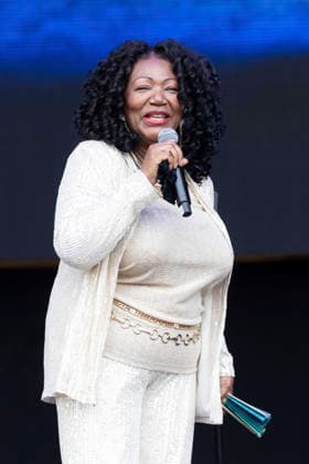 Liz Mitchell von Boney M. live beim Rainbow Festival am Fühlinger See. Köln, 27.06.2026 *** Liz Mitchell of Boney M performing live at the Rainbow Festival at Fühlinger See in Cologne, June 27, 2026 Foto:xxF.xZeisingx xFuturexImagex rainbow_6703