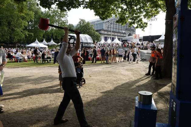 a celebration of the 250th anniversary of the U.S. Declaration of Independence, organized by the U.S. Embassy at the Jubelpark - Parc du Cinquantenaire park in Brussels on Sunday 28 June 2026.  NICOLASxMAETERLINCK 179740961