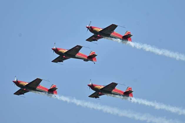Belgian Air Force Days FLORENNES, BELGIUM - JUNE 28: Aircraft of the Royal Jordanian Falcons national aerobatic team perform a demonstration flight within the scope of the Belgian Air Force Days at Florennes Air Base in Florennes, Belgium on June 28, 2026. Dursun Aydemir Anadolu Brussels Belgium. Editorial use only. Please get in touch for any other usage.  Copyright: x2026xAnadoluxDursunxAydemirx