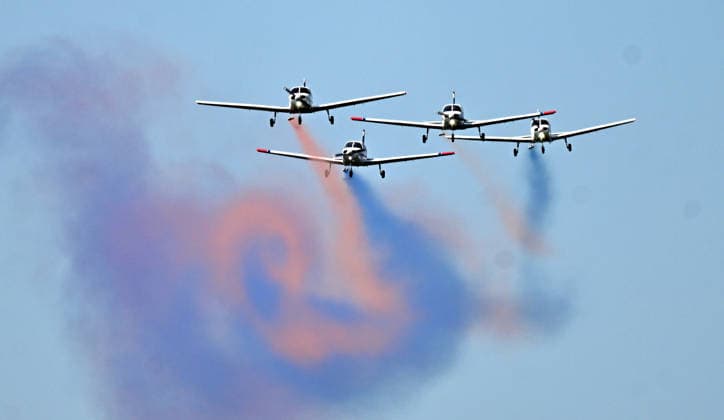 Belgian Air Force Days FLORENNES, BELGIUM - JUNE 28: An aerial demonstration is performed within the scope of the Belgian Air Force Days at Florennes Air Base in Florennes, Belgium on June 28, 2026. Dursun Aydemir Anadolu Brussels Belgium. Editorial use only. Please get in touch for any other usage.  Copyright: x2026xAnadoluxDursunxAydemirx