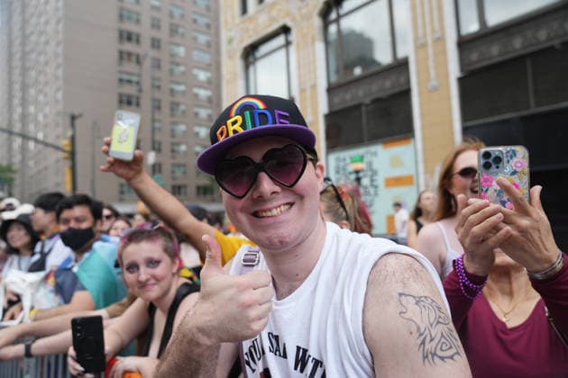June 28, 2026, New Yok, New York, USA: Annual NYC Pride March on June 28, 2026 in New York. NYC s Pride March began as a demonstration honoring the 1969 Stonewall Riots, has evolved into a global symbol of LGBTQIA+ resilience, unity and activism. New Yok USA  - ZUMAb148 20260628_zap_b148_056 Copyright: xBryanxSmithx