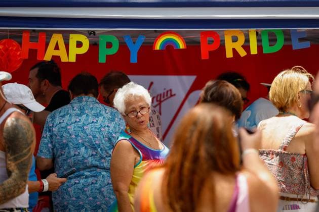 June 28, 2026, St. Petersburg, Florida, USA: People celebrate Pride weekend during the St. Pete Pride Grand Central Street Fair at the Grand Central District on Sunday, June 28, 2026, in St. Petersburg. St. Petersburg USA - ZUMAs70_ 20260628_zan_s70_026 Copyright: xJeffereexWoox