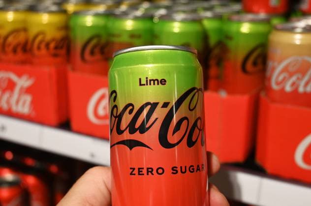 Coca-Cola Lime Zero Sugar in der Dose *** Coca-Cola Lime Zero Sugar in a can