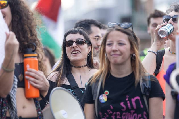 June 28, 2026, Madrid, Madrid, SPAIN: LGBTIQ+ organizations are celebrating Critical Pride, marking 59 years since the Stonewall riotsÃ¢â‚¬the events that sparked the movement to assert LGBTIQ+ rights. They are highlighting the dangers posed by the rise of conservative right-wing movements, the Palestinian genocide, and issues surrounding sex work and community rights. Madrid SPAIN - ZUMAl221 20260628_zip_l221_019 Copyright: xIgnacioxLopezxIsasmendix