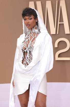Dess Dior arrives on the red carpet for 26th annual BET Awards live telecast at the Peacock Theater in Los Angeles on Sunday, June 28, 2026. The BET Awards honors Black entertainers and other people of color in music, film, sports and philanthropy.  LAP20260628156 GREGxGRUDT
