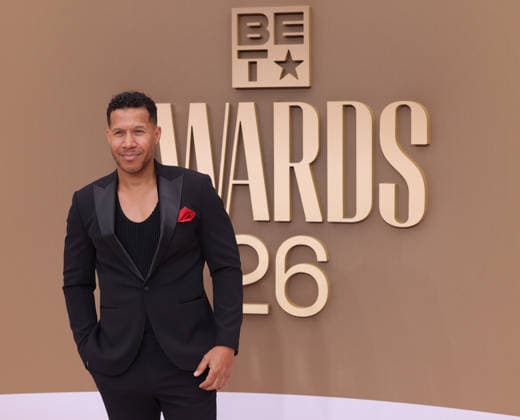 Lodric D. Collins arrives on the red carpet for 26th annual BET Awards live telecast at the Peacock Theater in Los Angeles on Sunday, June 28, 2026. The BET Awards honors Black entertainers and other people of color in music, film, sports and philanthropy.  LAP20260628159 GREGxGRUDT