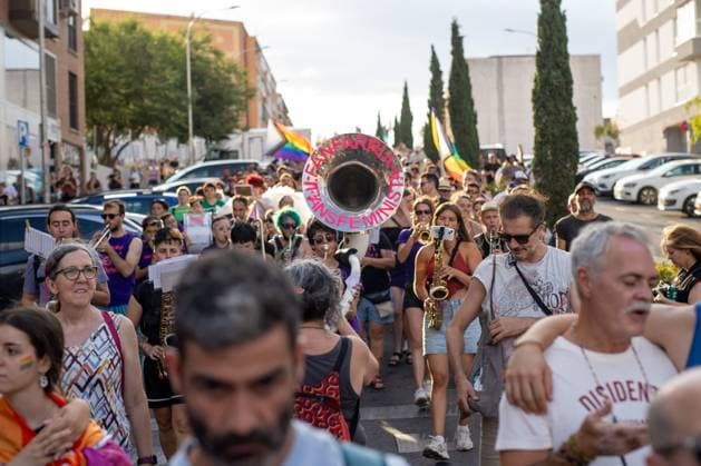 Critical Pride March Takes Place in Madrid MADRID, SPAIN JUNE 28, 2026: Participants take part in the Critical Pride March in central Madrid, Spain, on June 28, 2026. The demonstration, held under the slogan Against the colonial capitalism that massacres us, brought together activists and members of the LGBTQ+ community calling for social justice, equality and solidarity with marginalized communities. Madrid MADRID Spain Copyright: x xC.xCarvajalx xJNAxPressx