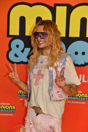 Bill Kaulitz Deutschlandpremiere Minions &Monster Mathäser Filmpalast München 28. Juni 2026 *** Bill Kaulitz: German Premiere of *Minions: Monster Mathäser* at Filmpalast in Munich, June 28, 2026