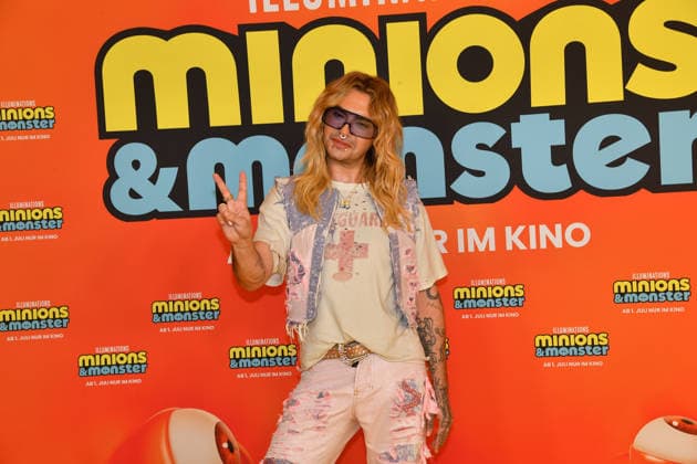 Bill Kaulitz Deutschlandpremiere Minions &Monster Mathäser Filmpalast München 28. Juni 2026 *** Bill Kaulitz: German Premiere of *Minions: Monster Mathäser* at Filmpalast in Munich, June 28, 2026