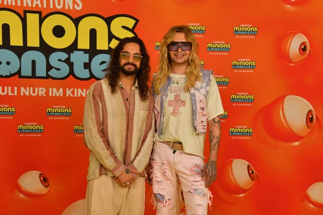 Bill und Tom Kaulitz Deutschlandpremiere Minions &Monster Mathäser Filmpalast München 28. Juni 2026 *** Bill and Tom Kaulitz: German Premiere of *Minions: Monster Mathäser* at the Filmpalast in Munich, June 28, 2026