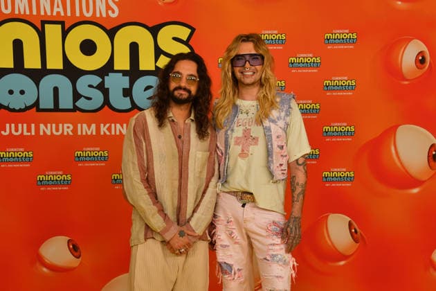 Bill und Tom Kaulitz Deutschlandpremiere Minions &Monster Mathäser Filmpalast München 28. Juni 2026 *** Bill and Tom Kaulitz: German Premiere of *Minions: Monster Mathäser* at the Filmpalast in Munich, June 28, 2026