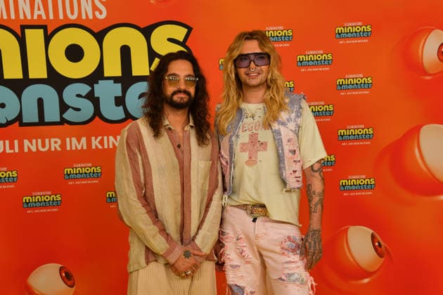 Bill und Tom Kaulitz Deutschlandpremiere Minions &Monster Mathäser Filmpalast München 28. Juni 2026 *** Bill and Tom Kaulitz: German Premiere of *Minions: Monster Mathäser* at the Filmpalast in Munich, June 28, 2026