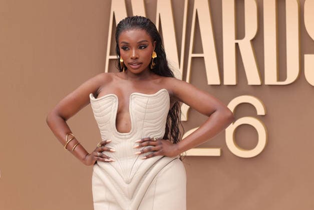 JaNa Craig arrives on the red carpet for 26th annual BET Awards live telecast at the Peacock Theater in Los Angeles on Sunday, June 28, 2026. The BET Awards honors Black entertainers and other people of color in music, film, sports and philanthropy.  LAP20260628199 GREGxGRUDT