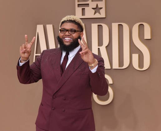 Druski arrives on the red carpet for 26th annual BET Awards live telecast at the Peacock Theater in Los Angeles on Sunday, June 28, 2026. The BET Awards honors Black entertainers and other people of color in music, film, sports and philanthropy.  LAP20260628265 GREGxGRUDT