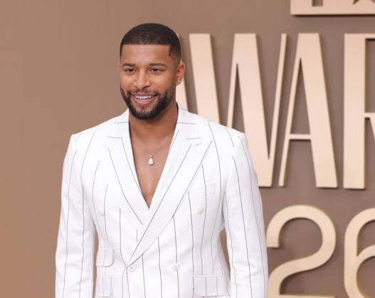 Brandon Claybon arrives on the red carpet for 26th annual BET Awards live telecast at the Peacock Theater in Los Angeles on Sunday, June 28, 2026. The BET Awards honors Black entertainers and other people of color in music, film, sports and philanthropy.  LAP20260628324 GREGxGRUDT