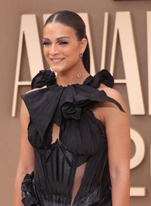 Brittany Brazil arrives on the red carpet for 26th annual BET Awards live telecast at the Peacock Theater in Los Angeles on Sunday, June 28, 2026. The BET Awards honors Black entertainers and other people of color in music, film, sports and philanthropy.  LAP20260628330 GREGxGRUDT