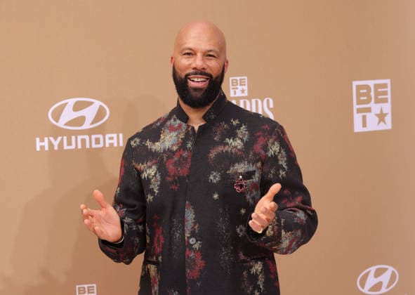 Common arrives on the red carpet for 26th annual BET Awards live telecast at the Peacock Theater in Los Angeles on Sunday, June 28, 2026. The BET Awards honors Black entertainers and other people of color in music, film, sports and philanthropy.  LAP20260628351 GREGxGRUDT