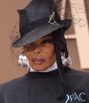 Janet Jackson arrives on the red carpet for 26th annual BET Awards live telecast at the Peacock Theater in Los Angeles on Sunday, June 28, 2026. The BET Awards honors Black entertainers and other people of color in music, film, sports and philanthropy.  LAP20260628397 GREGxGRUDT