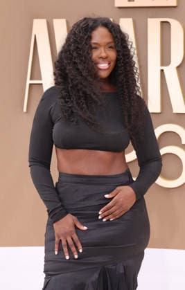 Dawn Sterling arrives on the red carpet for 26th annual BET Awards live telecast at the Peacock Theater in Los Angeles on Sunday, June 28, 2026. The BET Awards honors Black entertainers and other people of color in music, film, sports and philanthropy.  LAP20260628425 GREGxGRUDT
