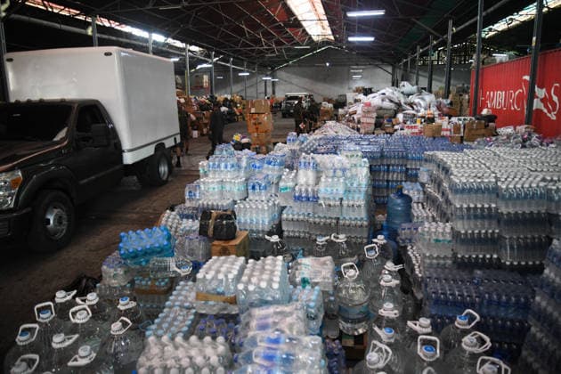(260629) -- CARACAS, June 29, 2026 -- This photo taken on June 28, 2026 shows humanitarian aid supplies in Caracas, Venezuela. Venezuelan National Assembly President Jorge Rodriguez said Sunday that the death toll from two powerful earthquakes that struck Venezuela Wednesday has risen to 1,450. (Photo by Xinhua) (SpotNews) VENEZUELA-CARACAS-EARTHQUAKE-AFTERMATH MarcosxSalgado 