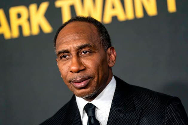 Stephen A. Smith arrives on the red carpet before the 27th Mark Twain Prize for American Humor Award at the Kennedy Center for the Performing Arts in Washington DC on Sunday, June 28, 2026.  WAP20260628378 BONNIExCASH