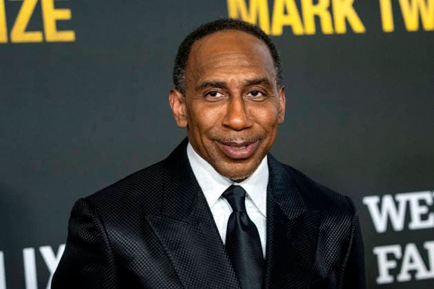 Stephen A. Smith arrives on the red carpet before the 27th Mark Twain Prize for American Humor Award at the Kennedy Center for the Performing Arts in Washington DC on Sunday, June 28, 2026.  WAP20260628328 BONNIExCASH