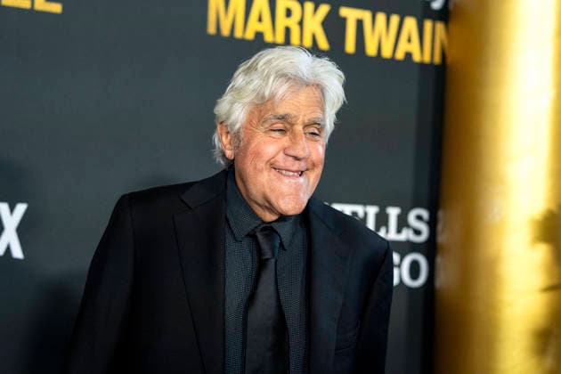 Jay Leno arrives on the red carpet before the 27th Mark Twain Prize for American Humor Award at the Kennedy Center for the Performing Arts in Washington DC on Sunday, June 28, 2026.  WAP20260628339 BONNIExCASH