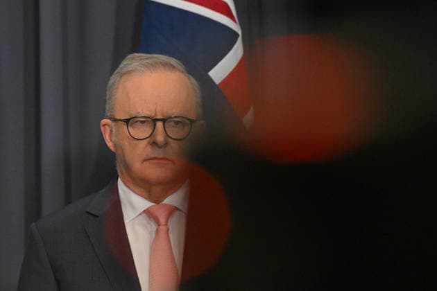 ANTHONY ALBANESE SOCIAL MEDIA BAN, Prime Minister Anthony Albanese at a press conference at Parliament House in Canberra, Monday, June 29, 2026. ( NO ARCHIVING CANBERRA AUSTRALIAN CAPITAL TERRITORY AUSTRALIA  Copyright: xMICKxTSIKASx 20260629139340312755