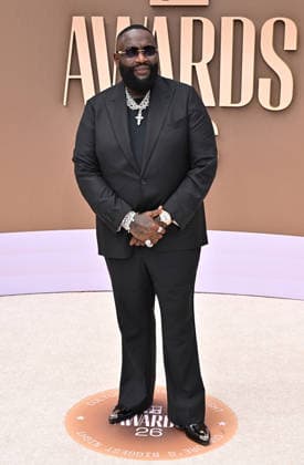 2026 BET Awards Rick Ross arriving to the 2026 BET Awards held at the Peacock Theater on June 28, 2026 in Los Angeles, CA. Los Angeles Peacock Theater California USA Copyright: xStarbuck xAFF-USA.COMx