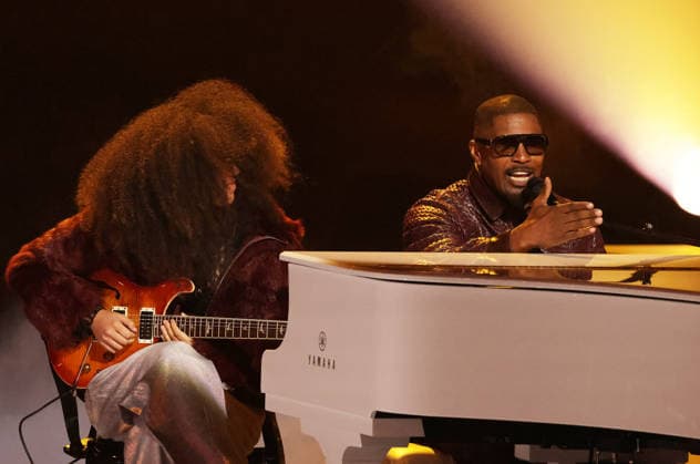 2026 BET Awards - Show Anelise Foxx, Jamie Foxx perform onstage during the 2026 BET Awards at Peacock Theater on June 28, 2026 in Los Angeles, California. Los Angeles Peacock Theater California United States Copyright: xCraSH imageSPACEx