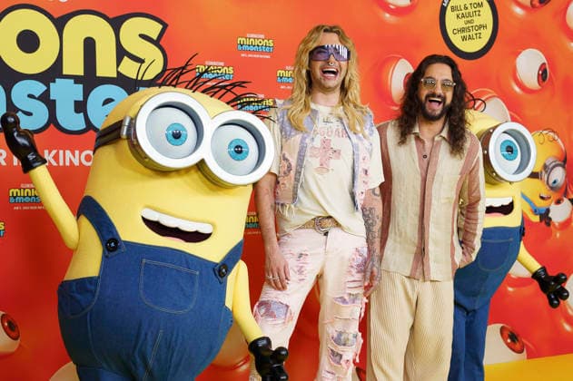 Bill Kaulitz und Tom Kaulitz bei der Premiere des Animationsfilms Minions & Monster Minions & Monsters im Mathäser Filmpalast. München, 28.06.2026 *** Bill Kaulitz and Tom Kaulitz at the premiere of the animated film *Minions Monster Minions Monsters* at the Mathäser Filmpalast in Munich, June 28, 2026 Foto:xN.xKolinzx xFuturexImagex minions_muenchen_6667