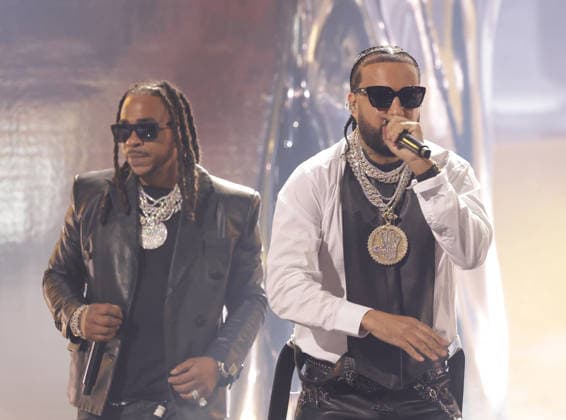 2026 BET Awards - Show Max B, French Montana perform onstage during the 2026 BET Awards at Peacock Theater on June 28, 2026 in Los Angeles, California. Los Angeles Peacock Theater California United States Copyright: xCraSH imageSPACEx