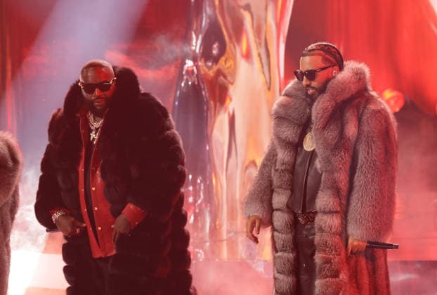 2026 BET Awards - Show French Montana and Rick Ross perform onstage during the 2026 BET Awards at Peacock Theater on June 28, 2026 in Los Angeles, California. Los Angeles Peacock Theater California United States Copyright: xCraSH imageSPACEx