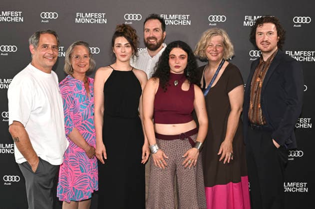 Moritz Bleibtreu, Nanni Erben, Seyneb Saleh, Jonathan Benedict Behr, Anna Shirin Habedank, Gast und Rene Colling bei der Premiere der ARD-Miniserie Ritus auf dem 43. Filmfest München 2026 in der Astor Film Lounge im Arri Kino. München, 28.06.2026 *** Moritz Bleibtreu, Nanni Erben, Seyneb Saleh, Jonathan Benedict Behr, Anna Shirin Habedank, a guest, and Rene Colling at the premiere of the ARD miniseries *Ritus* at the 43rd Munich Film Festival 2026 in the Astor Film Lounge at the Arri Kino in Munich, June 28, 2026 Foto:xS.xReaghx xFuturexImagex ritus_6618