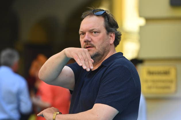 Charly HUEBNER (Schauspieler), Einzelbild,angeschnittenes Einzelmotiv,Portraet,Portrait,Porträt. 43.Filmfest Muenchen Premiere SPAZIERGANG NACH SYRAKUS am 28.06.2026 Deutsches Theater. *** Charly HUEBNER, actor; still image; cropped single shot; portrait; 43rd Munich Film Festival premiere of *A Walk to Syracuse* on June 28, 2026, at the Deutsches Theater
