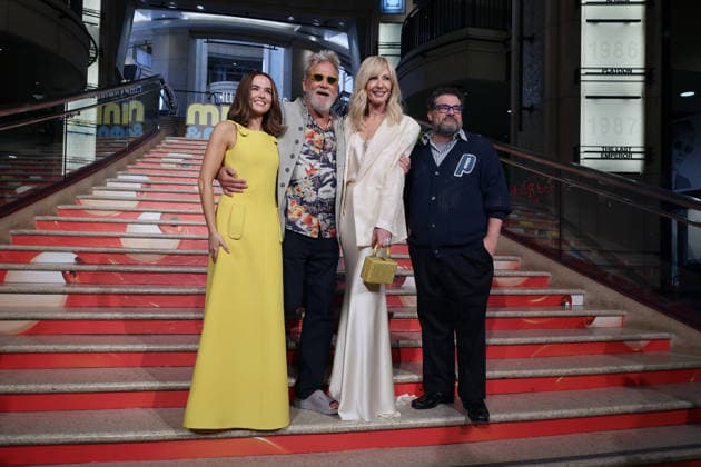 June 28, 2026, Los Angeles, California, USA: Zoey Deutch. Jeff Bridges, Allison Janney, Bobby Moynihan at the premiere of Minions & Monsters at The Dolby Theatre. Los Angeles USA - ZUMAg107 20260628_zep_g107_119 Copyright: xNinaxPrommerx