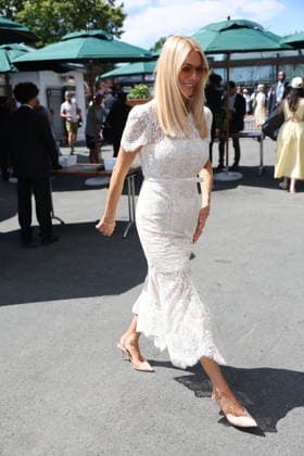 . 29 06 2026. London, United Kingdom. Tess Daly arriving on the opening day of the Wimbledon Tennis Championships in London.  xStephenxLockx xi-Imagesx IIM-26863-0005