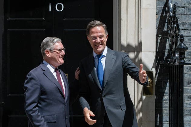 June 29, 2026, London, England, United Kingdom: British Prime Minister KEIR STARMER welcomes NATO Secretary General MARK RUTTE at Downing Street in central London, ahead of talks on defence and security cooperation on 29 June, 2026. London United Kingdom  - ZUMAk172 20260629_zip_k172_002 Copyright: xThomasxKrychx