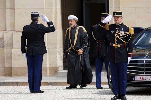 NEWS : Emmanuel Macron accueille Sa Majeste Haitham bin Tarik - Paris - 29 06 2026 Emmanuel Macron accueille Sa MajestÃ Haitham bin Tarik, Sultan d™Oman au Palais de l™ElysÃ e ce lundi 29 Juin 2026 ParisFrance  Copyright: xMichaelxBaucherx