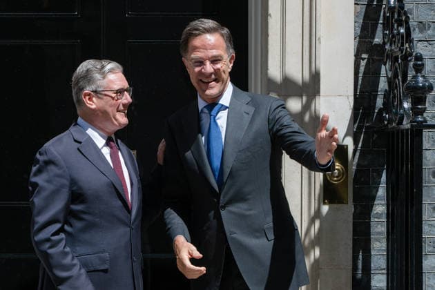 June 29, 2026, London, England, United Kingdom: British Prime Minister KEIR STARMER welcomes NATO Secretary General MARK RUTTE at Downing Street in central London, ahead of talks on defence and security cooperation on 29 June, 2026. London United Kingdom - ZUMAk172 20260629_zip_k172_016 Copyright: xThomasxKrychx